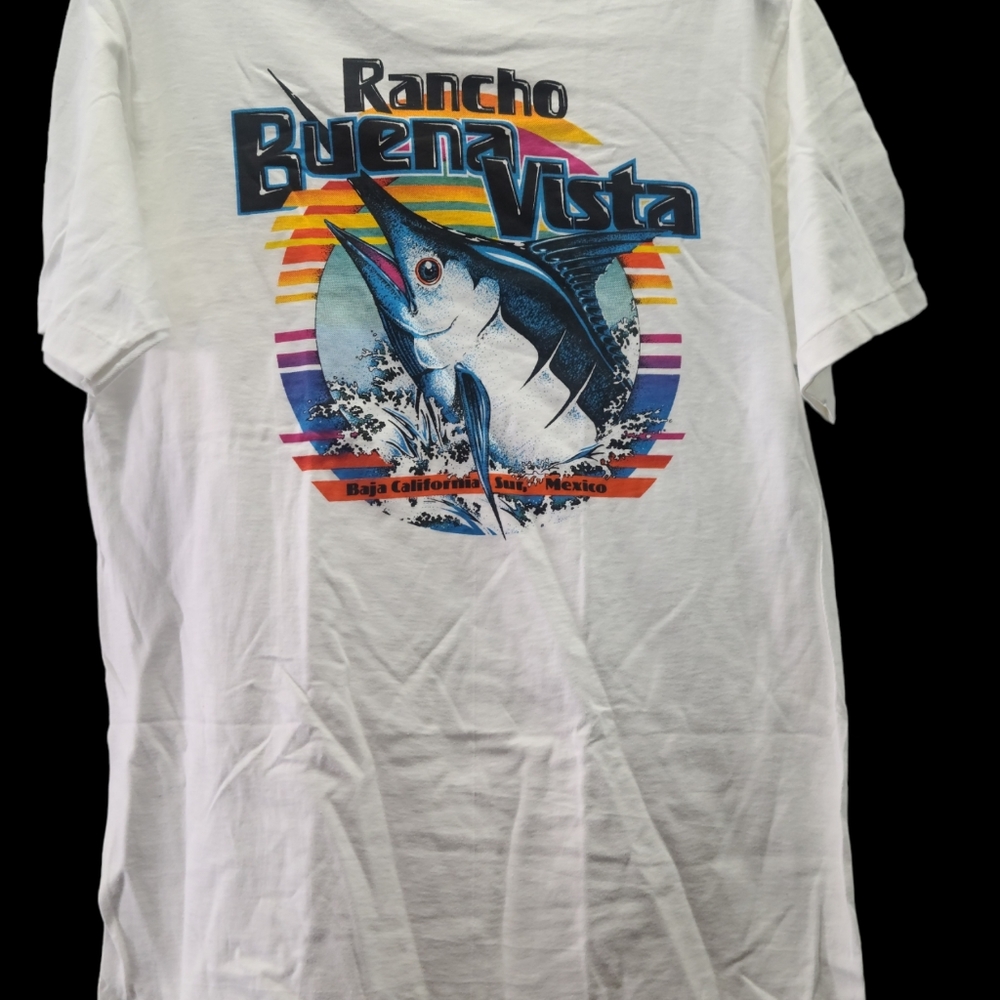 Vintage new no tag ,Rancho Buena vista fishing tournament T-shirt
